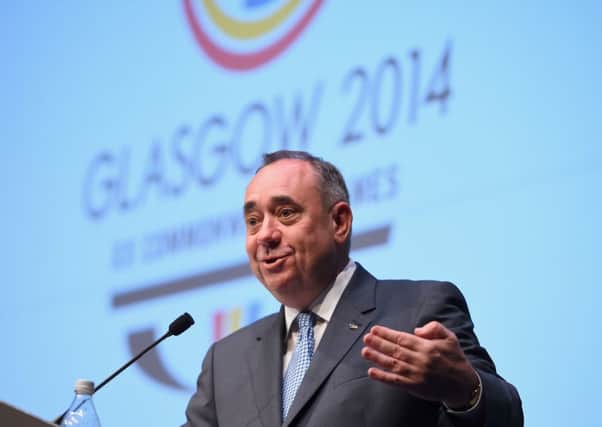Alex Salmond acknowledged that mixing sport with politics might not be appropriate. Picture: Getty