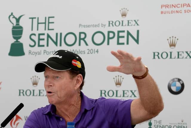 Tom Watson insisted yesterday that the decision on whether to pick Tiger Woods will be his alone. Picture: Getty