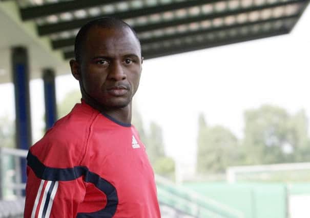 Patrick Vieira lead his team off the pitch. Picture: Getty