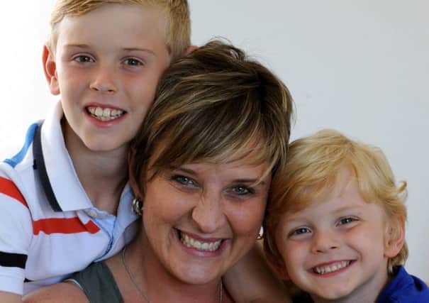 Denise Clark, 34, prepared her sons, Harvey, ten, and Luca, four, right, for her death by creating special memories. Picture: Hemedia