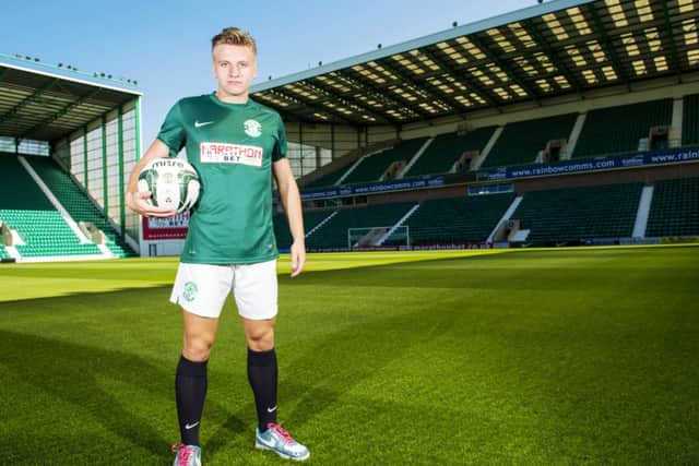 Jason Cummings believes staying at Hibs will help his career progress. Picture: SNS