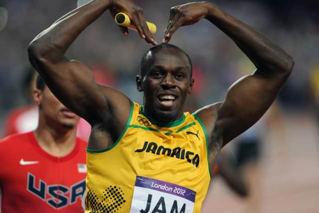 Usain Bolt runs in the 4x100m relay at Hampden next week. Picture: Ian Rutherford