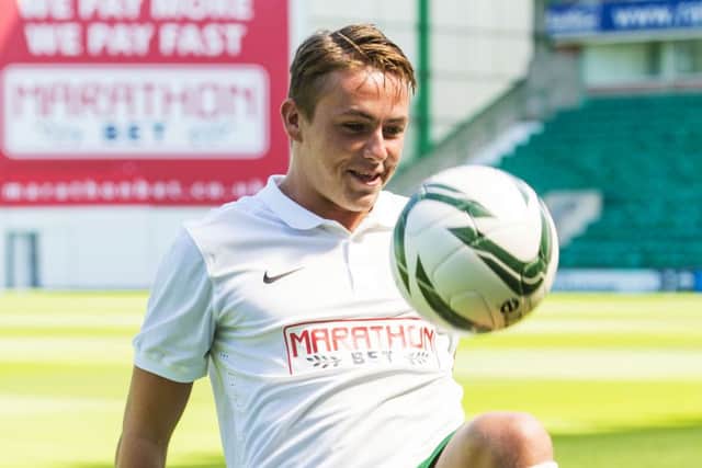 New signing Scott Allan believes Easter Road is the perfect place for him to showcase his talent. Picture: SNS