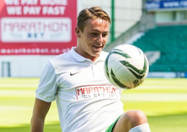 New signing Scott Allan believes Easter Road is the perfect place for him to showcase his talent. Picture: SNS