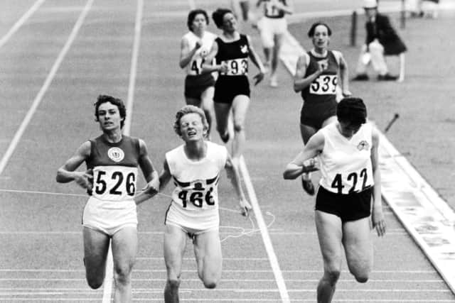 Rosemary Stirling (Scotland) wins the 800m final