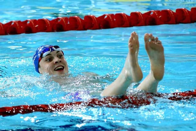 Ross Murdoch basks in the joy of another medal. Piucture: TSPL