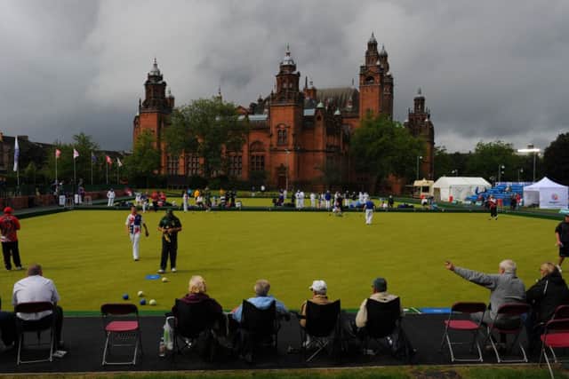 Kelvingrove park, the setting for the lawn bowls. Picture: Robert Perry