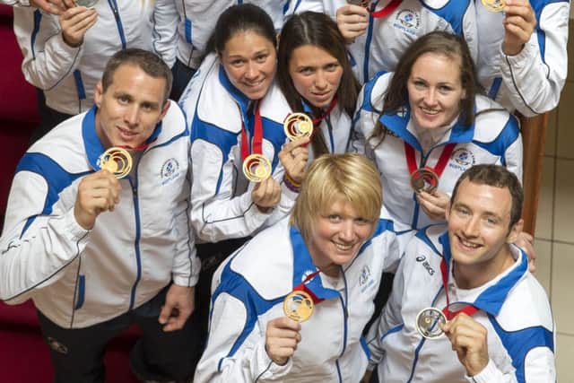 Fully thirteen of Scotlands 14-strong judo contingent wound up on the medal podium. Picture: Jeff Holmes