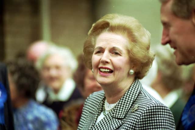 Margaret Thatcher: Informed of rumours face to face. Picture: Hamish Campbell
