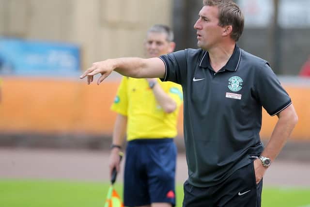 Hibernian manager Alan Stubbs. Picture: TSPL