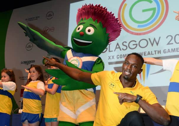 Sporting superstar Usain Bolt has arrived to put an even higher gloss on the Games. Picture: Lisa Ferguson