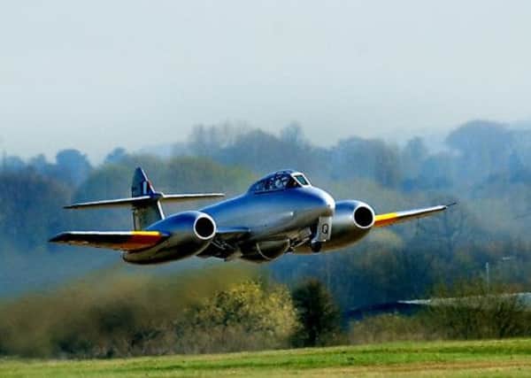 The Gloster Meteor T7, like the one pictured above, currently on display at the Montrose Air Station Heritage Centre, Angus. Picture: PA