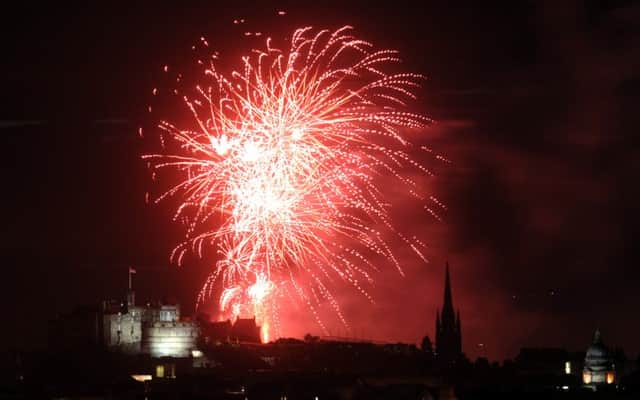 Fireworks over Edinburgh Castle. The spectacle has been secured until at least 2017. Picture: Jane Barlow