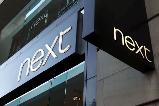 Next was also in demand as better-than-expected sales allowed it to upgrade its profits guidance. Picture: PA