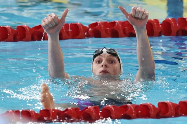 Dan Wallace after his silver win at Tollcross. Picture: Ian Rutherford