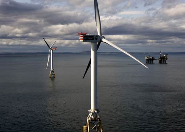 The Beatrice demonstrators which are currently operational -
Moray offshore windfarm. Picture: Contributed