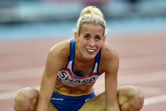 Lynsey Sharp: Not happy after race. Picture: Ian Rutherford