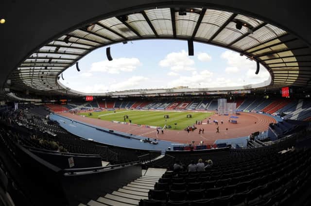 Hampden Park could be used in the bid. Picture: Greg Macvean