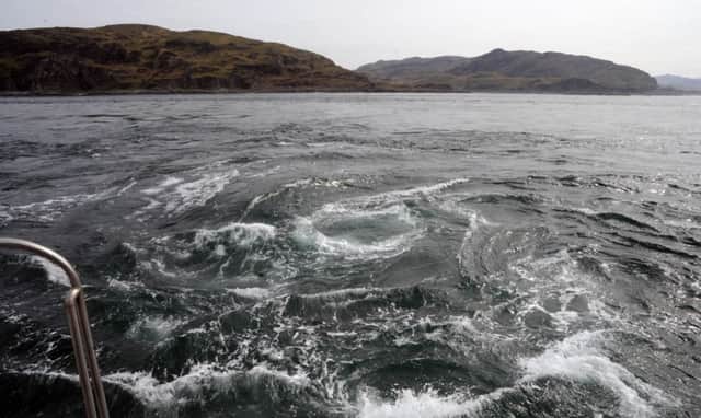 The Corryvreckan Whirlpool. Picture: Phil Wilkinson
