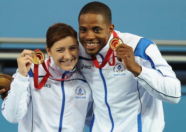 Libby Clegg wins gold number 13 for Scotland. Picture: Neil Hanna