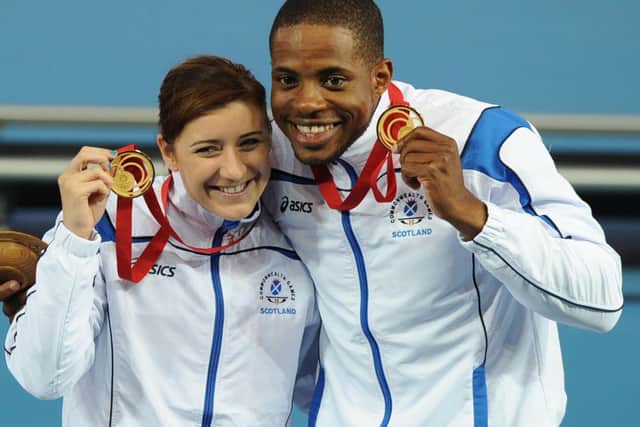 Libby Clegg wins gold number 13 for Scotland. Picture: Neil Hanna