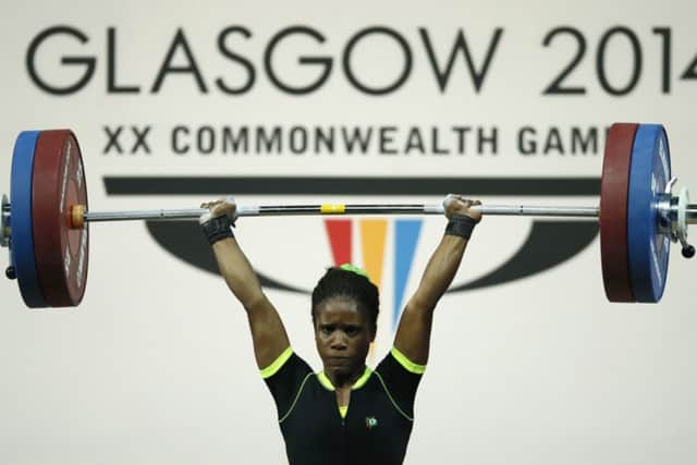 Chika Amalaha of Nigeria, who has been stripped of her gold medal after failing a drugs test. Picture: AP