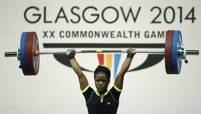 Chika Amalaha of Nigeria, who has been stripped of her gold medal after failing a drugs test. Picture: AP