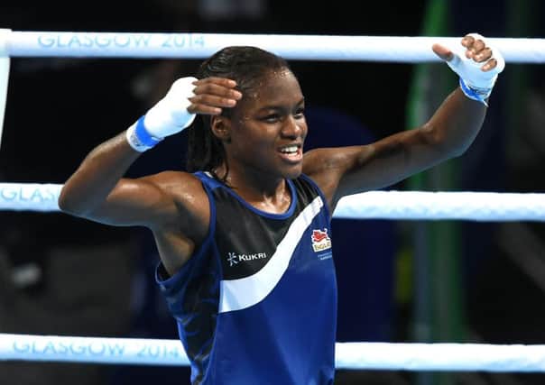 Nicola Adams celebrates winning gold. Picture: Lisa Ferguson