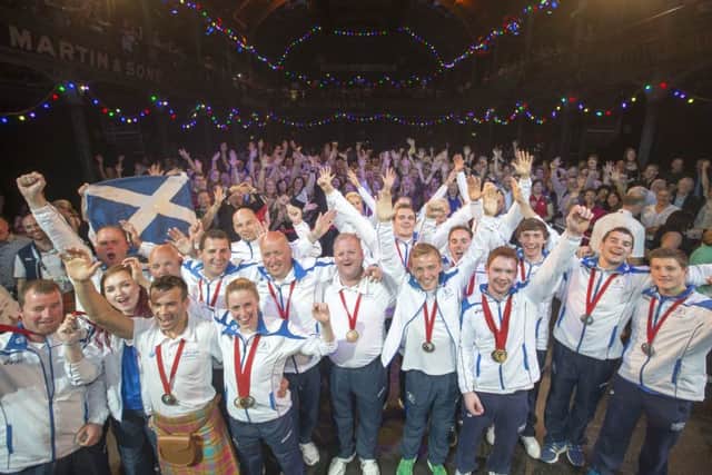 The parade will give the public a chance to congratulate Team Scotland on their success. Picture: Jeff Holmes