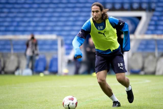 Bilel Mohsni pictured during Rangers training. Picture: SNS