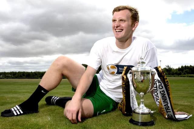 Not so long ago Liam Craigs future at Easter Road appeared in doubt, but now the midfielder will lead Hibs out at Ibrox. Picture: Rob Casey/SNS