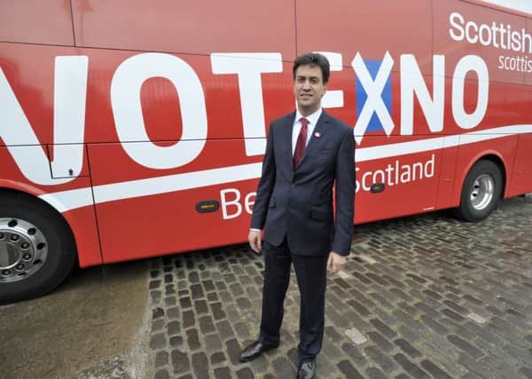 A Yes vote could mean problems for a future UK Labour Government. Picture: TSPL