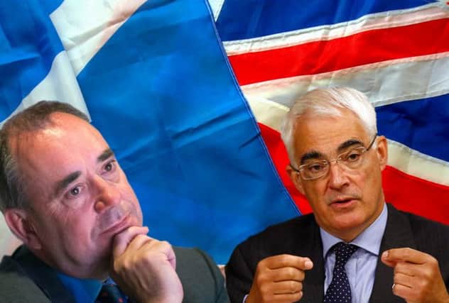 Alex Salmond and Alistair Darling are set to battle it out on STV tonight. Pictures: PA