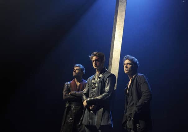 James McArdle, Andrew Rothney and James Sives play the trilogys three kings. Picture: Julie Bull
