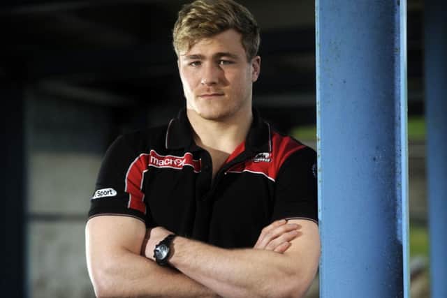 Edinburgh head coach Alan Solomons revealed yesterday the 24-year-old had suffered a torn hamstring in a game of touch rugby. Picture: TSPL
