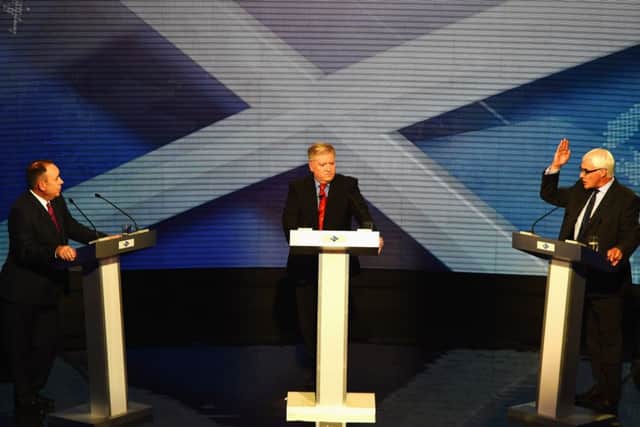 The First Minister and chairman of Better Together debated prospect of an independent Scotland. Picture: Getty