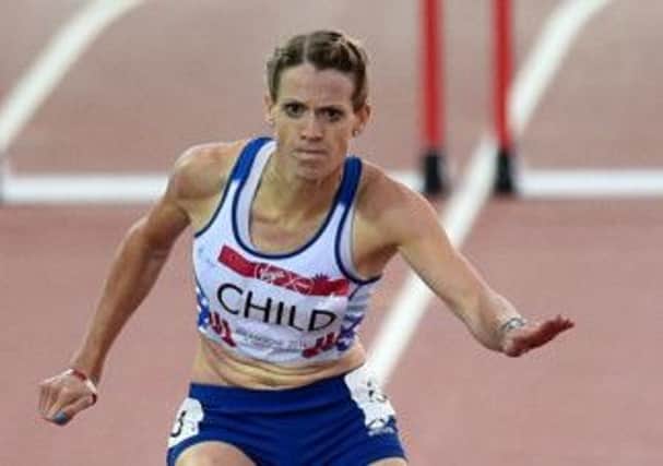 Scotland's Eilidh Child wins Silver in the Women's 800m Hurdles. Picture: TSPL