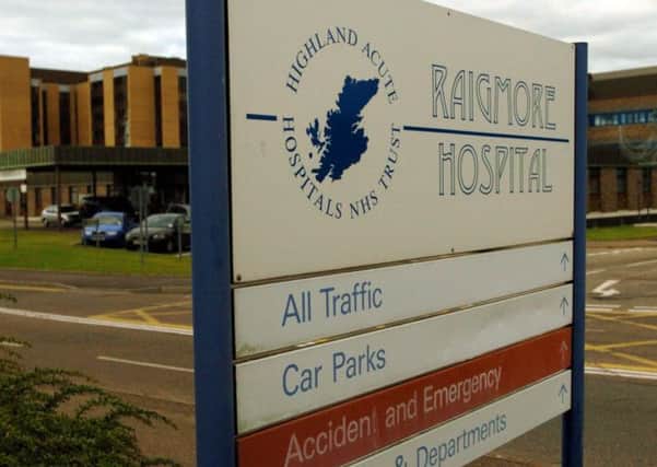 Raigmore Hospital in Inverness has overspent by more than £10m. Picture: PA