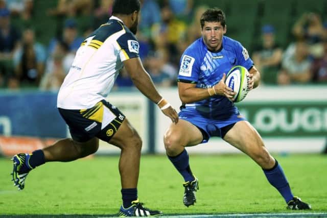 Western Force hooker Nathan Charles, right, takes more than two dozen tablets a day as part of his strict health regime. Picture: AP