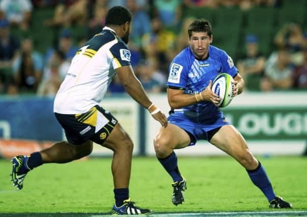Western Force hooker Nathan Charles, right, takes more than two dozen tablets a day as part of his strict health regime. Picture: AP