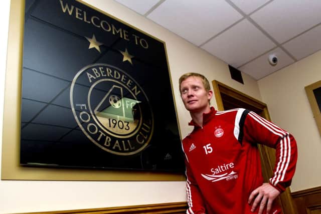 Barry Robson says the younger players in the Aberdeen squad will have gained a lot despite their 2-0 first-leg defeat last week. Picture: SNS