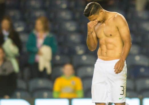 End of game Dejection, Emilo Izaguirre. Picture: TSPL