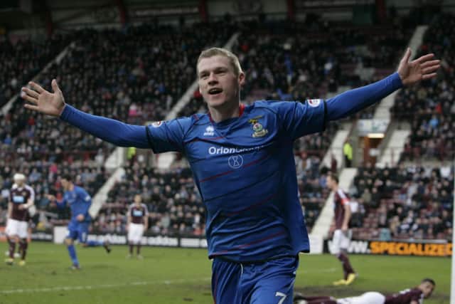 Inverness CT were rumoured to have had a bid for the striker. Picture: Toby Williams