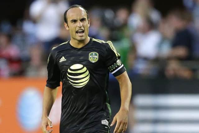 LA Galaxy striker Landon Donovan has announced he will retire at the season's end. Picture: AP