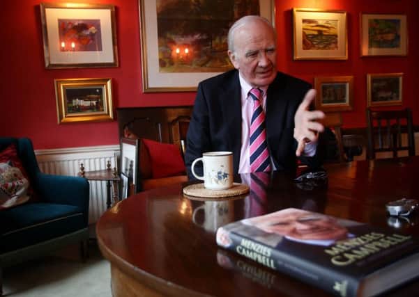 Sir Menzies Campbell said there was concern in Washington about how independence would affect the unique relationship in the sharing of intelligence between the UK and US. Picture: TSPL