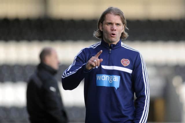 Robbie Neilson has stirred the pot ahead of Hearts league opener at Ibrox. Picture: John Devlin