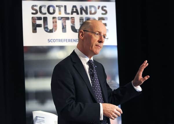 Swinney claims the rest of the UK would lose out if Scotland was denied a currency union. Picture: Michael Gillen