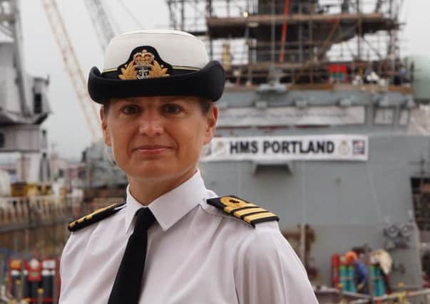 The navy has said that Commander West is to be reappointed after her removal.  Picture: PA