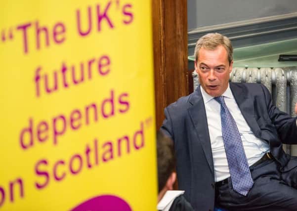 Ukip leader Nigel Farage. Picture: Ian Georgeson