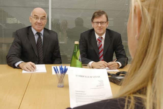 The number of people being hired in Scotland has risen, reflecting the country's strengthening economy. Picture: Craig Stephen